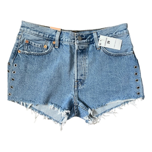 LEVIS 501 Cut Off Jean Shorts Size 29 NWT